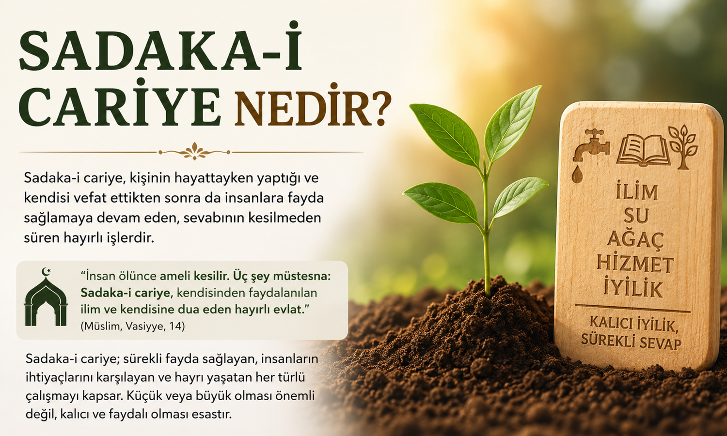 Sadakayı Cariye Nedir
